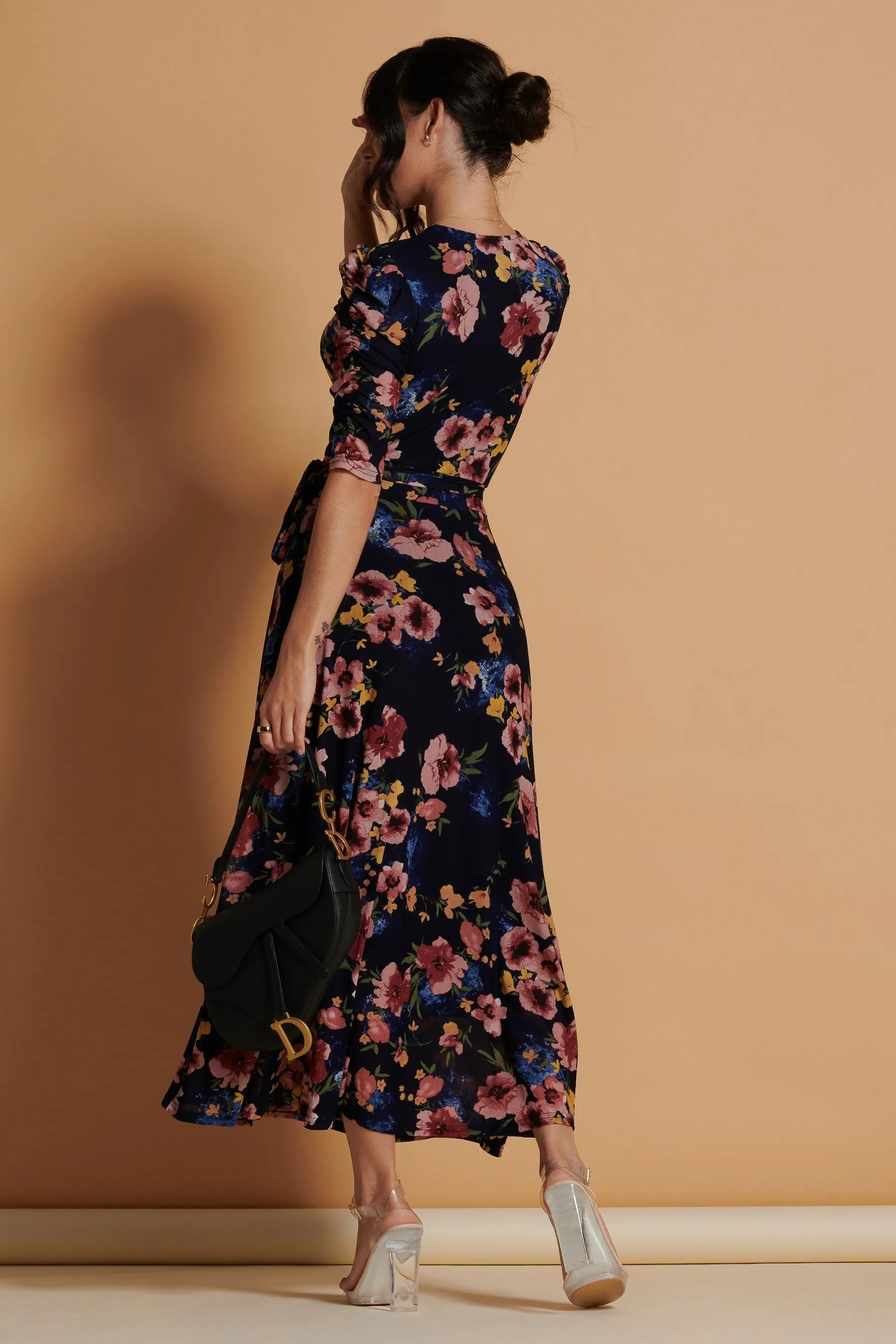 Jolie Moi - Qaliyah - Abito maxi in rete a portafoglio