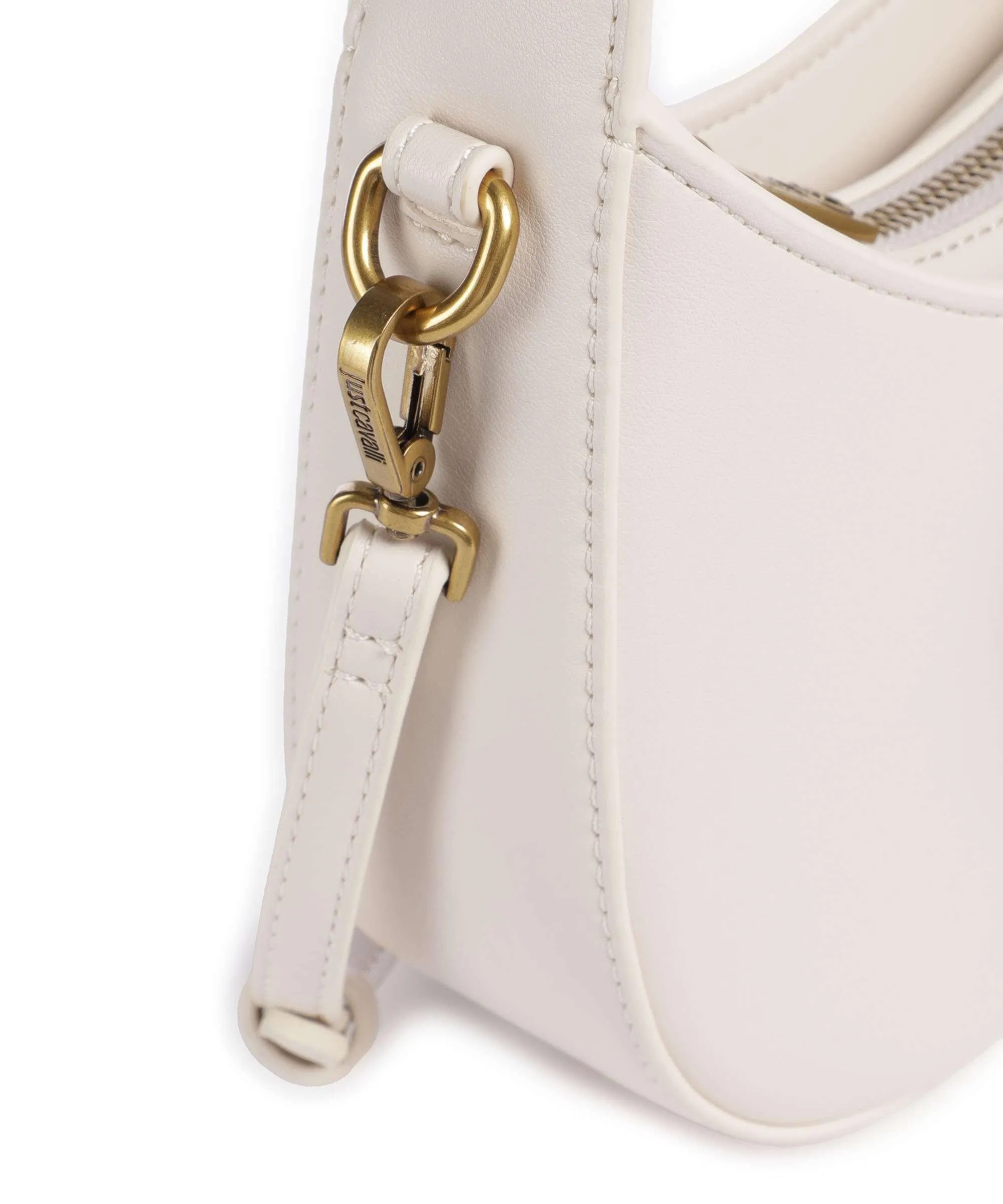  Just Cavalli Iconic Snake Style 6 Borsa a tracolla pelle sintetica bianco  