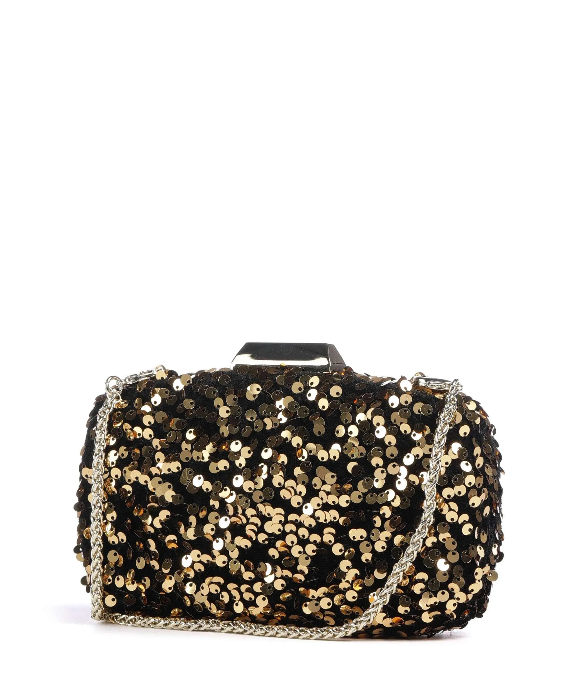  Just Cavalli Party Capsule Style 3 Borsa a tracolla plastica, tissu nero/oro  