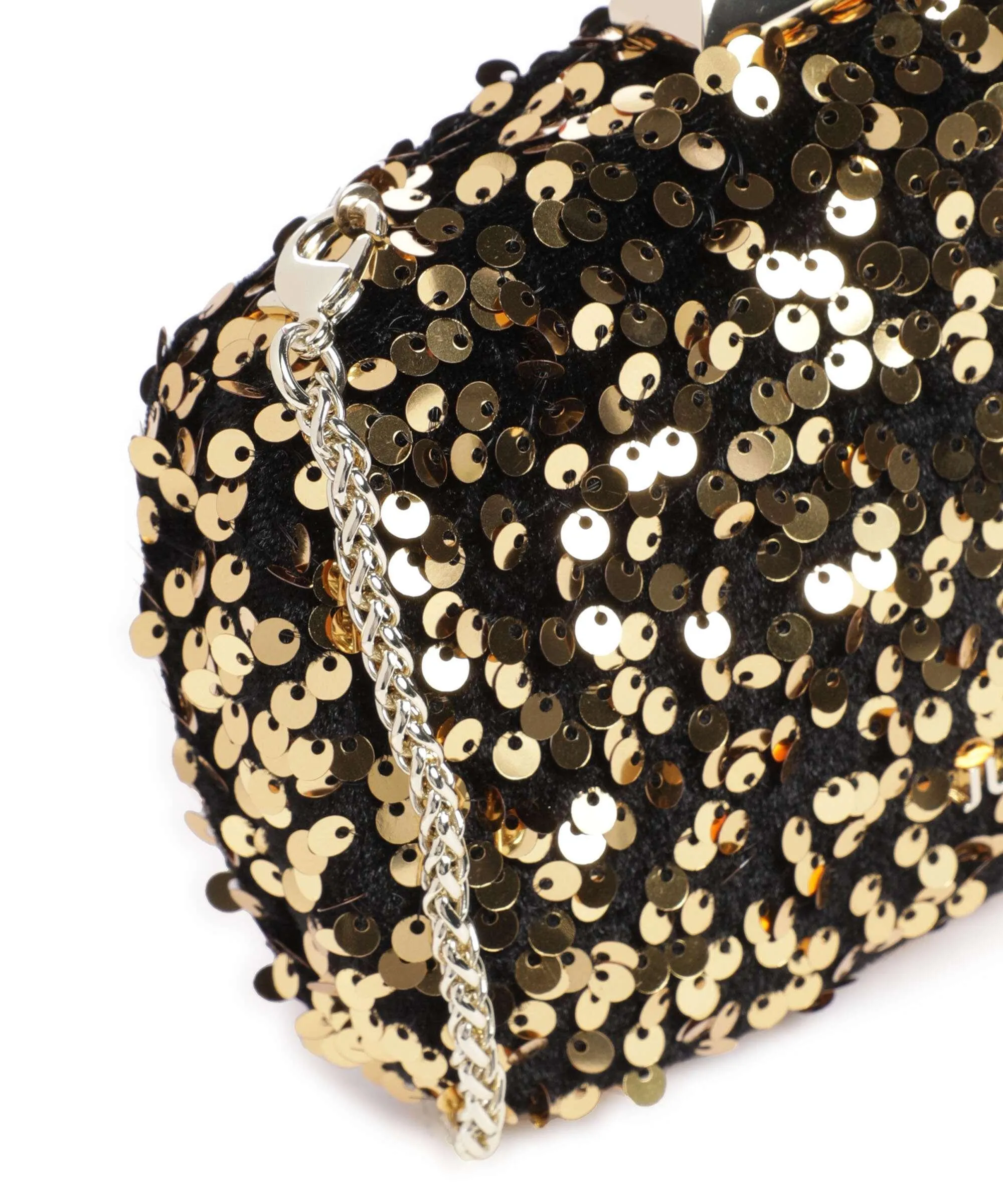  Just Cavalli Party Capsule Style 3 Borsa a tracolla plastica, tissu nero/oro  