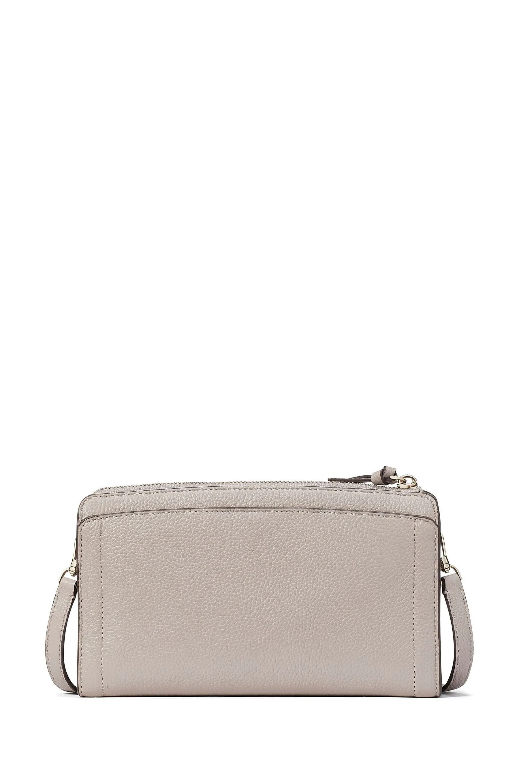 kate spade new york - Grigio piccola - Borsa a tracolla in pelle marroni con nodo