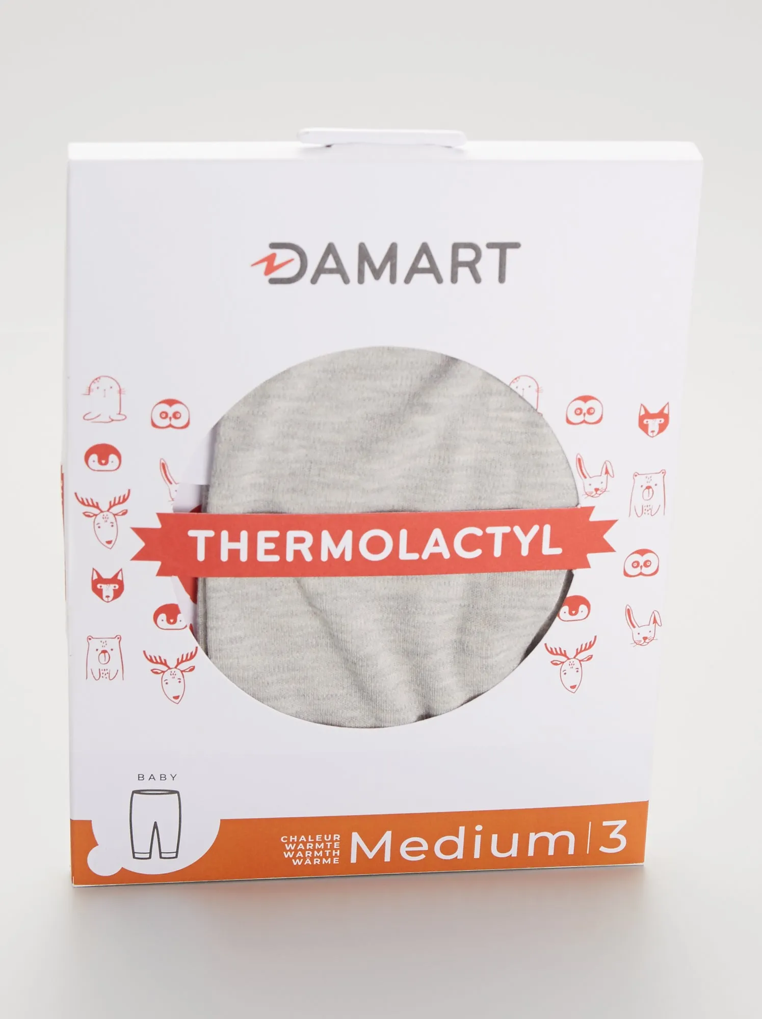 Leggings termolattili Damart livello 3 - grigio