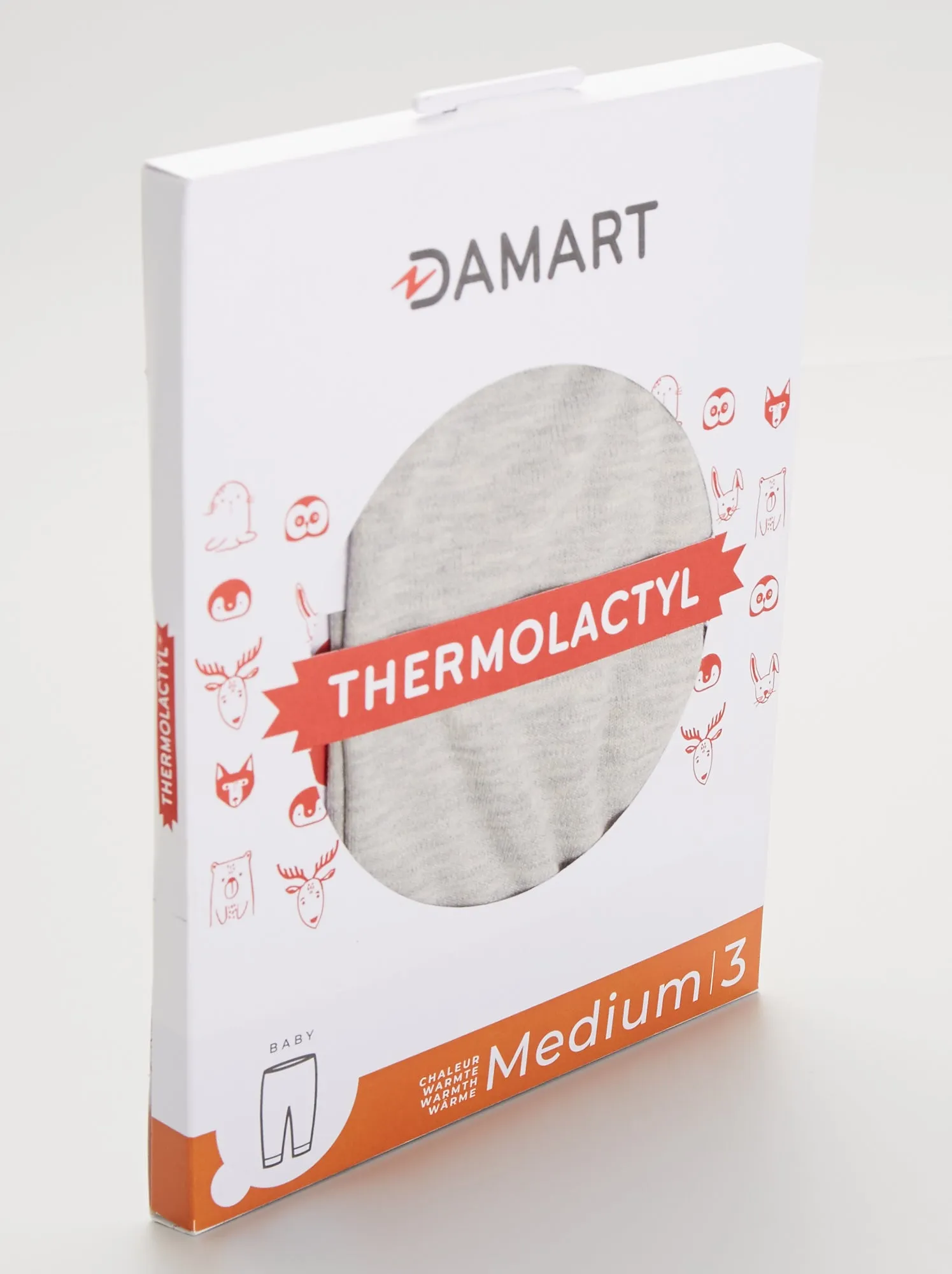 Leggings termolattili Damart livello 3 - grigio