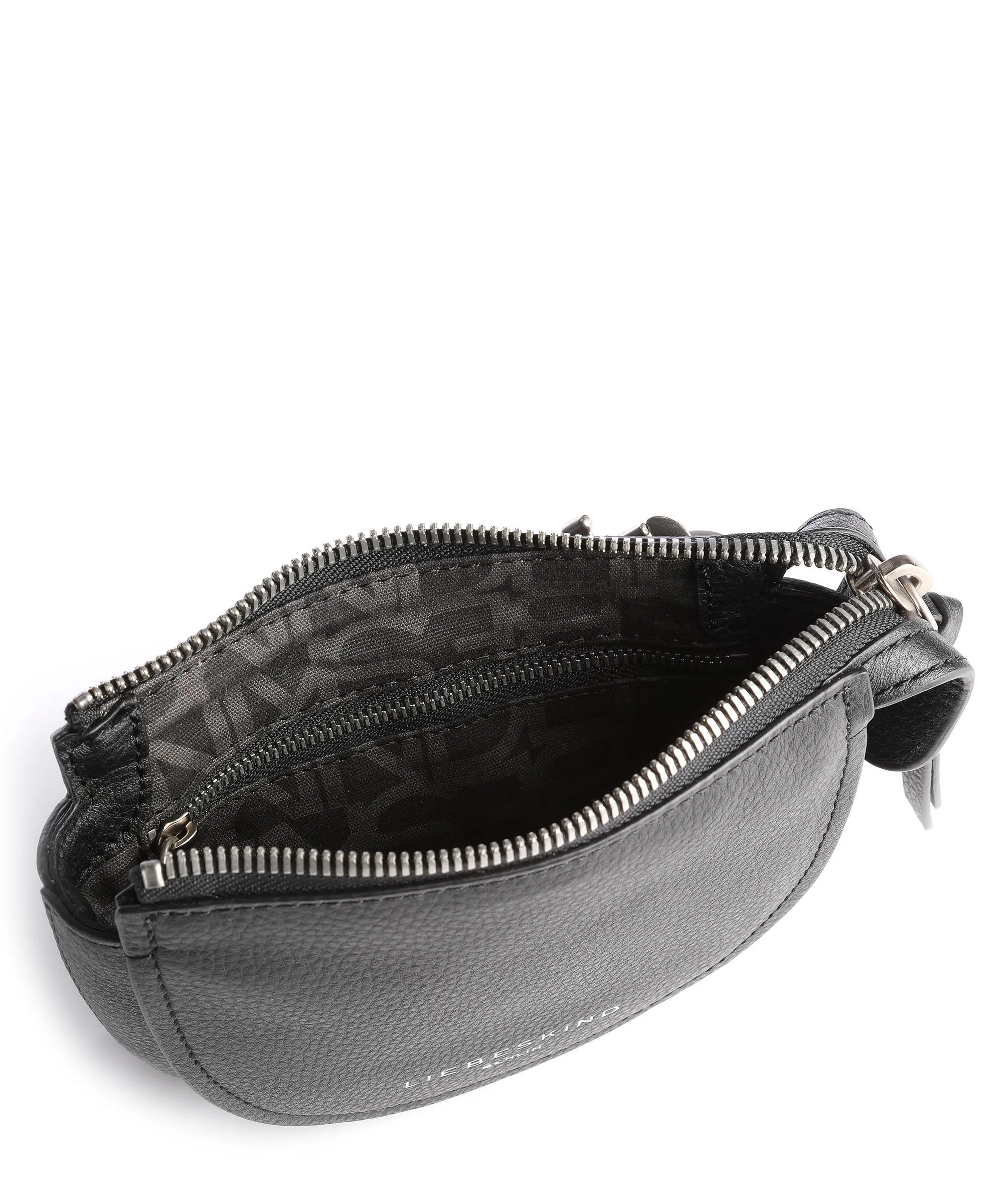  Liebeskind Faith XS Borsa a tracolla pelle granulata nero  