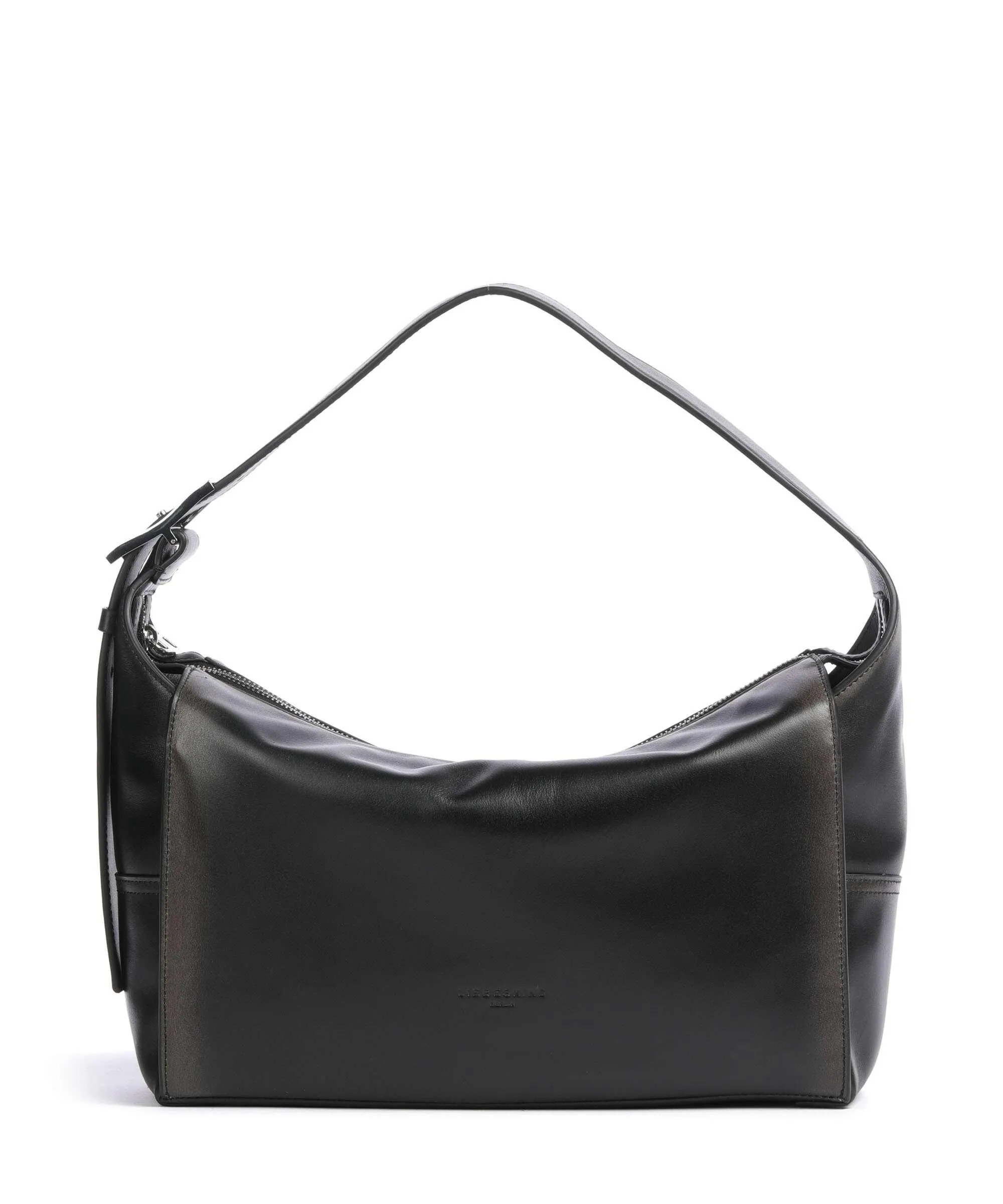  Liebeskind Lou Vintage Leather M Borsa hobo pelle a grana fine nero  