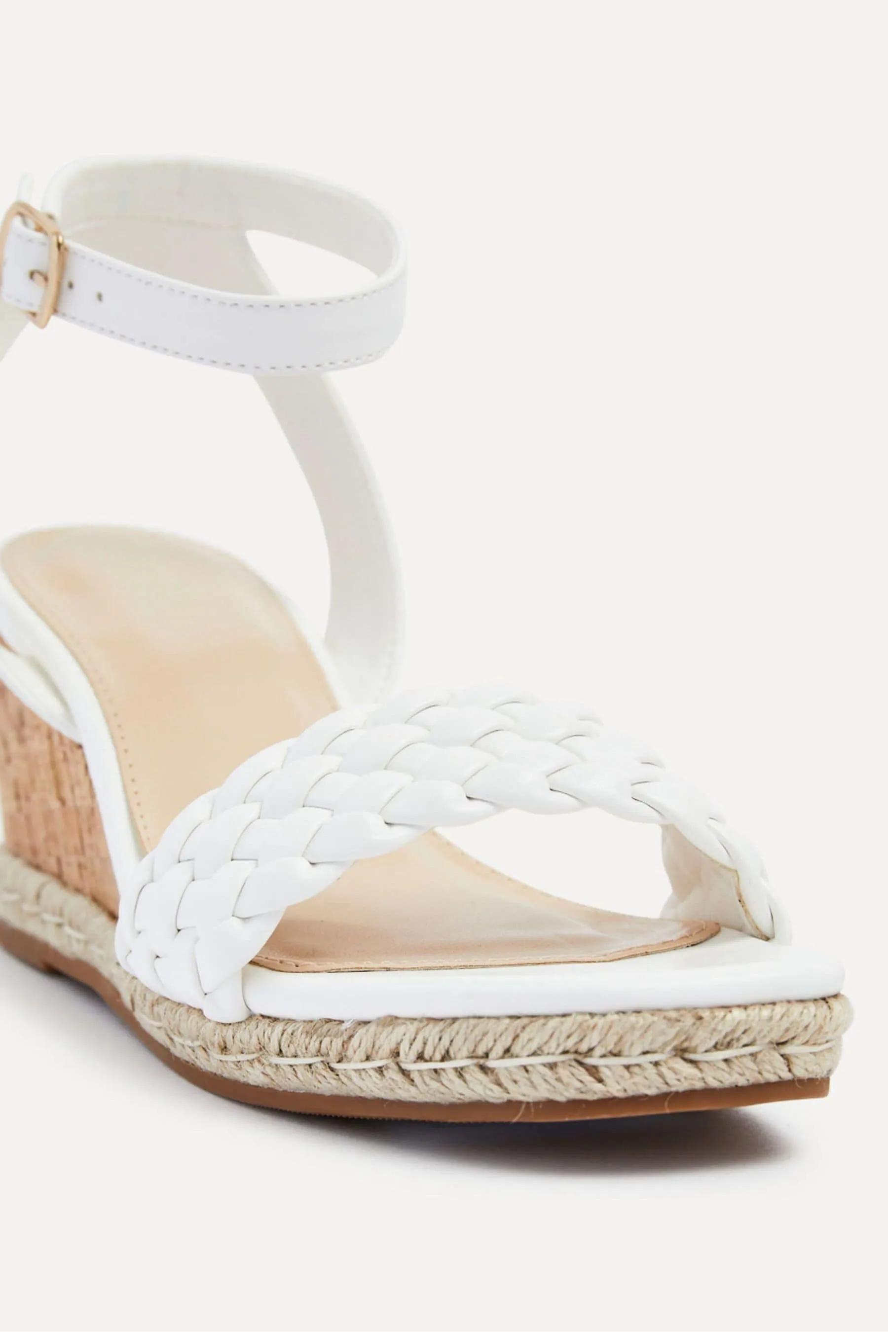 Linzi - Regan - Sandali in sughero in pelle e pelliccia sintetica