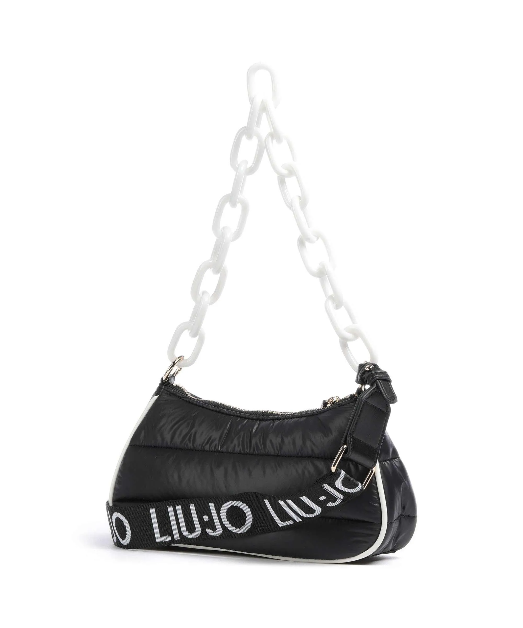  Liu Jo Tracolla Borsa a spalla nylon nero  