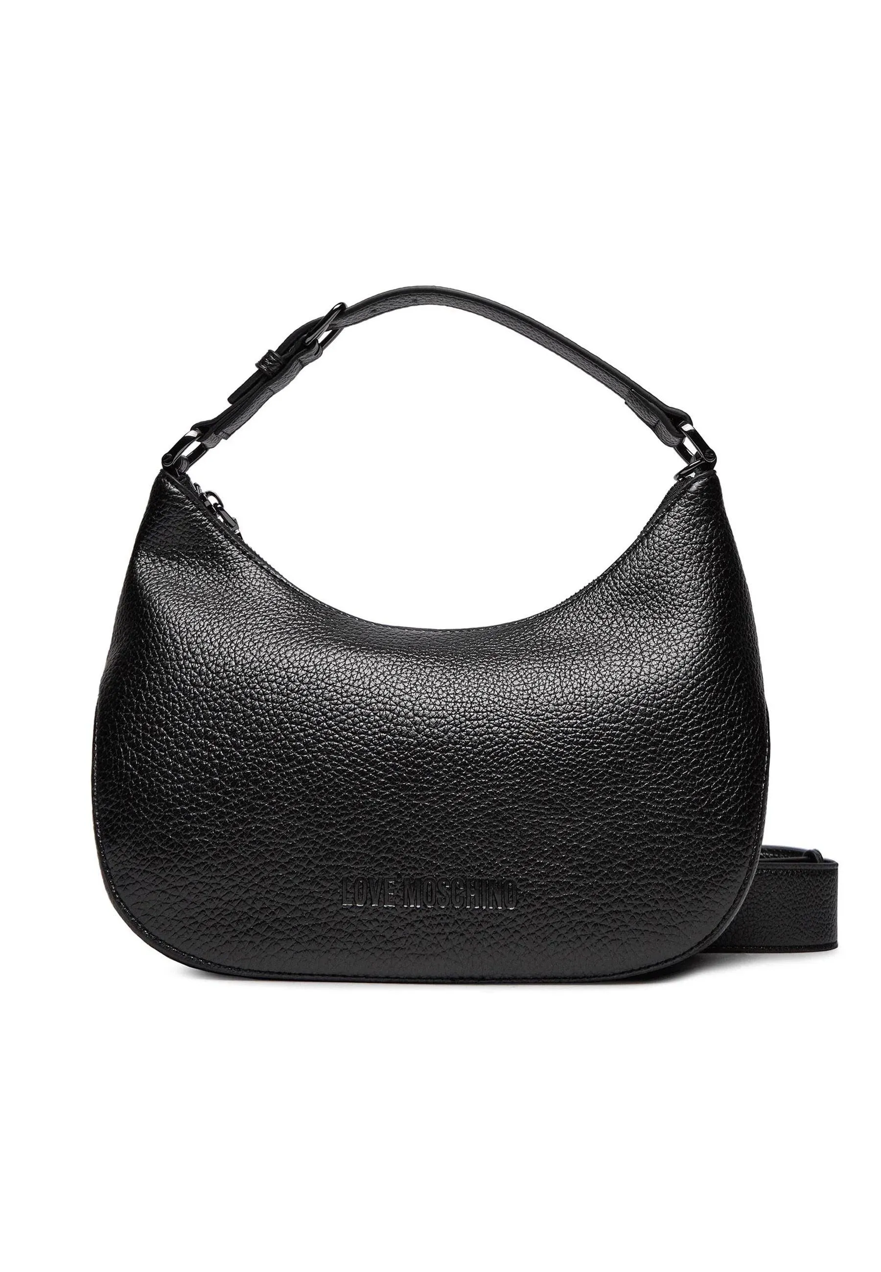 LOVE MOSCHINO Borsa Hobo Small Donna Nero JC4018PP1ILT100A