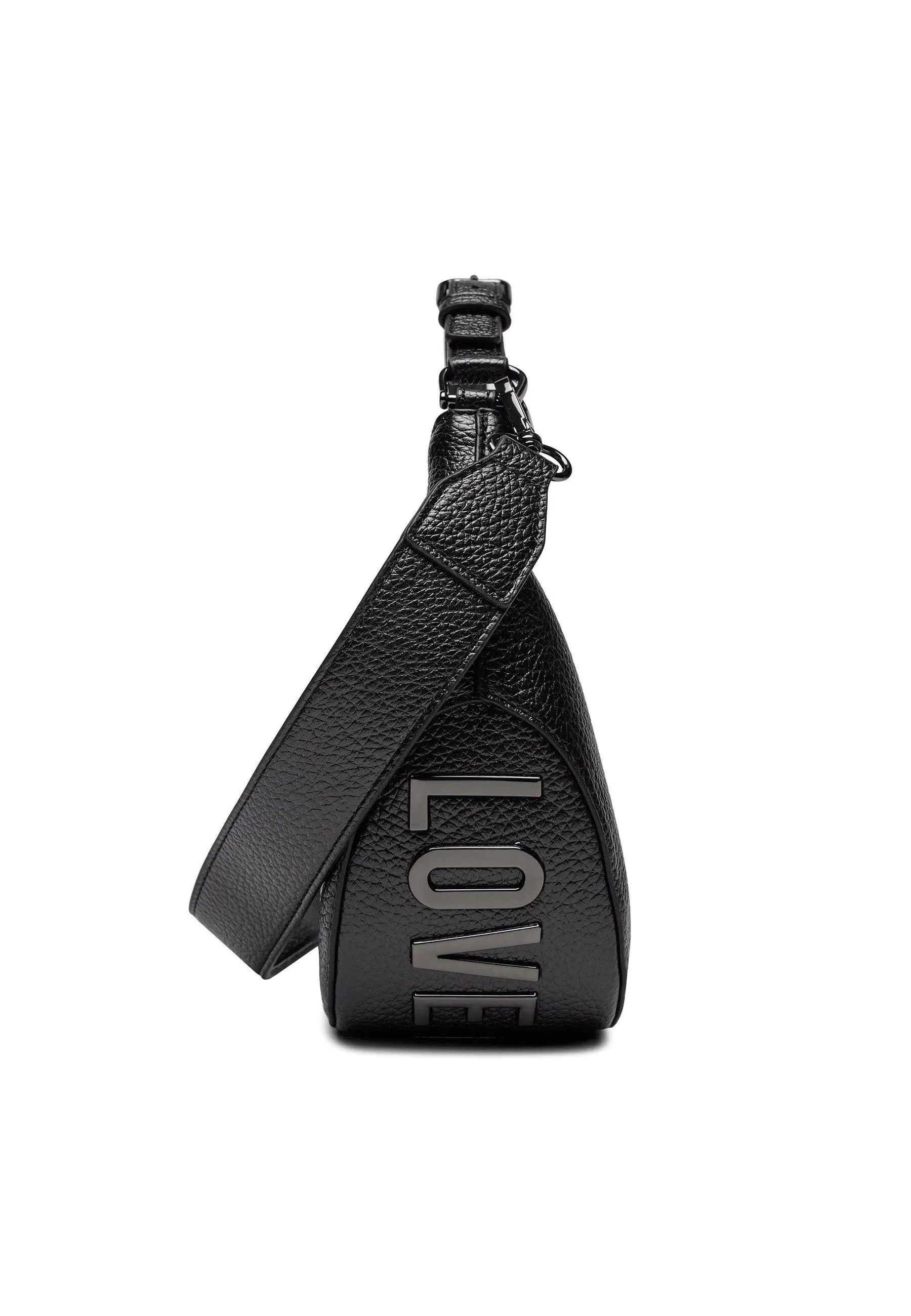 LOVE MOSCHINO Borsa Hobo Small Donna Nero JC4018PP1ILT100A