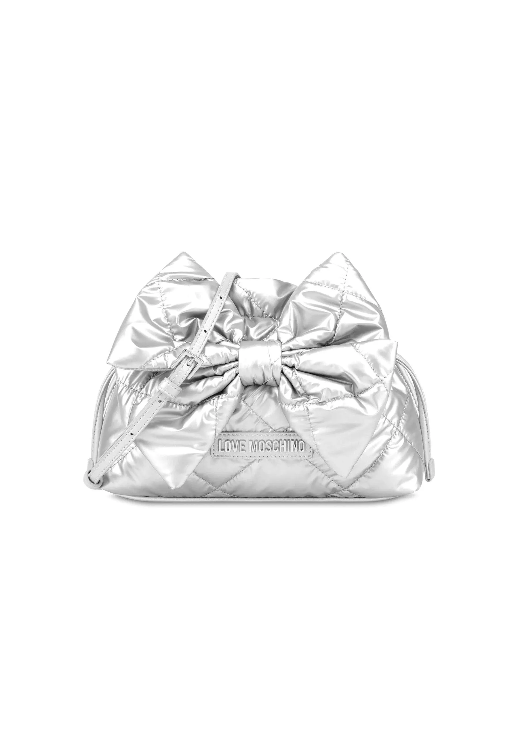 LOVE MOSCHINO Borsa Tracolla Bucket Argento JC4280PP0HKP190B