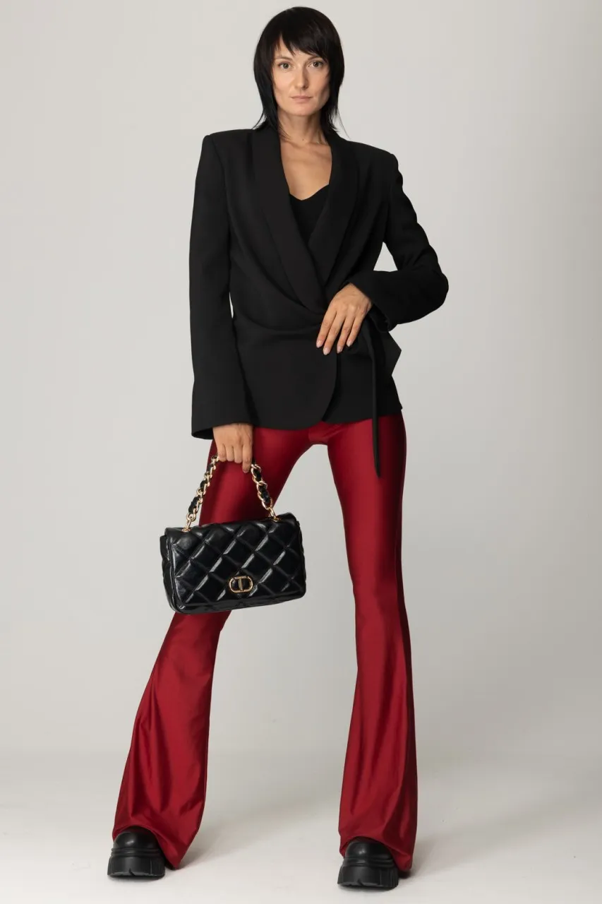 Lya blazer con nodo Nero
