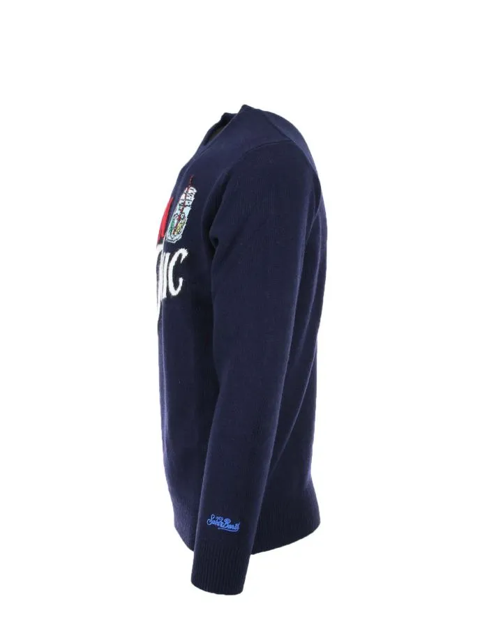 Maglia pullover girocollo in lana Gin Tonic