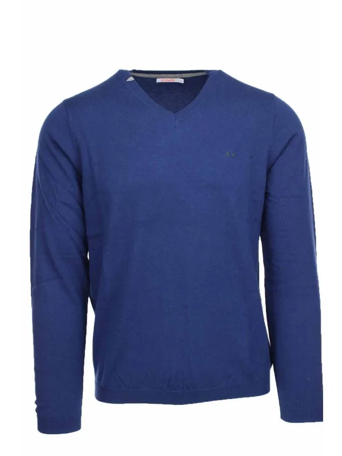 Maglia scollo a V in lana