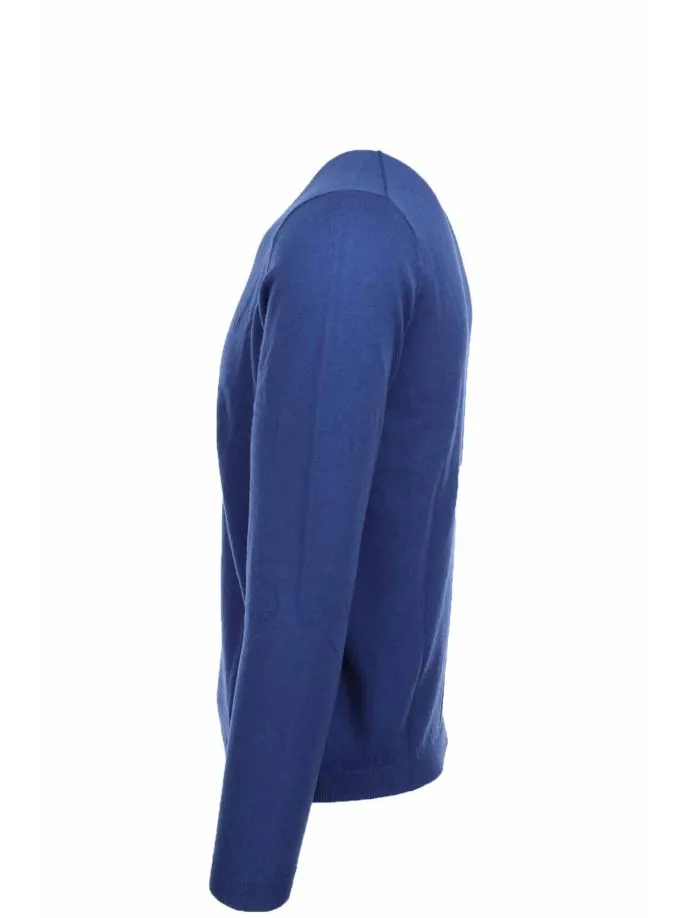 Maglia scollo a V in lana