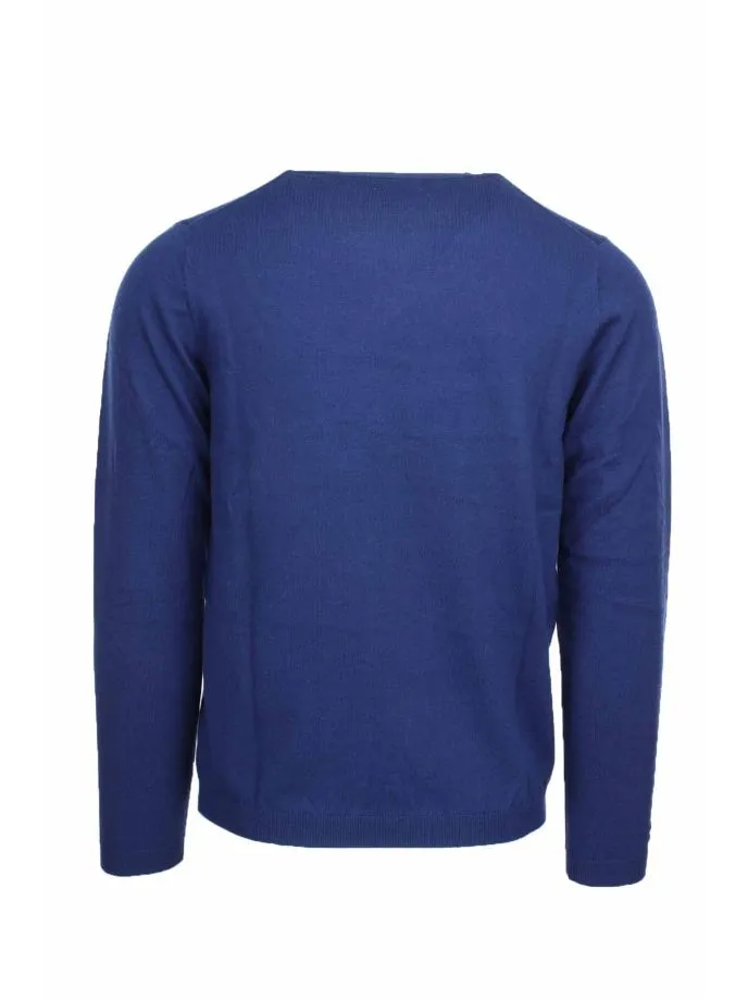Maglia scollo a V in lana
