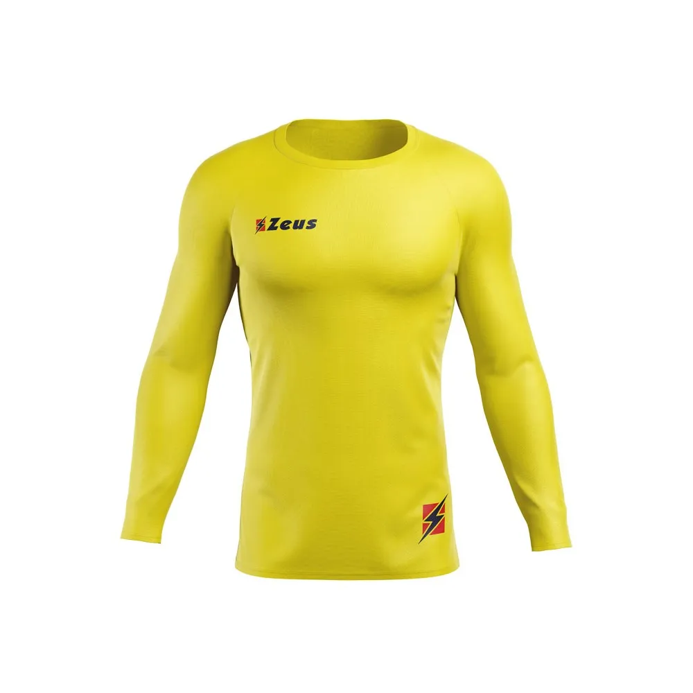 MAGLIA TERMICA FISIKO MANICA LUNGA GIALLO ZEUS SPORT