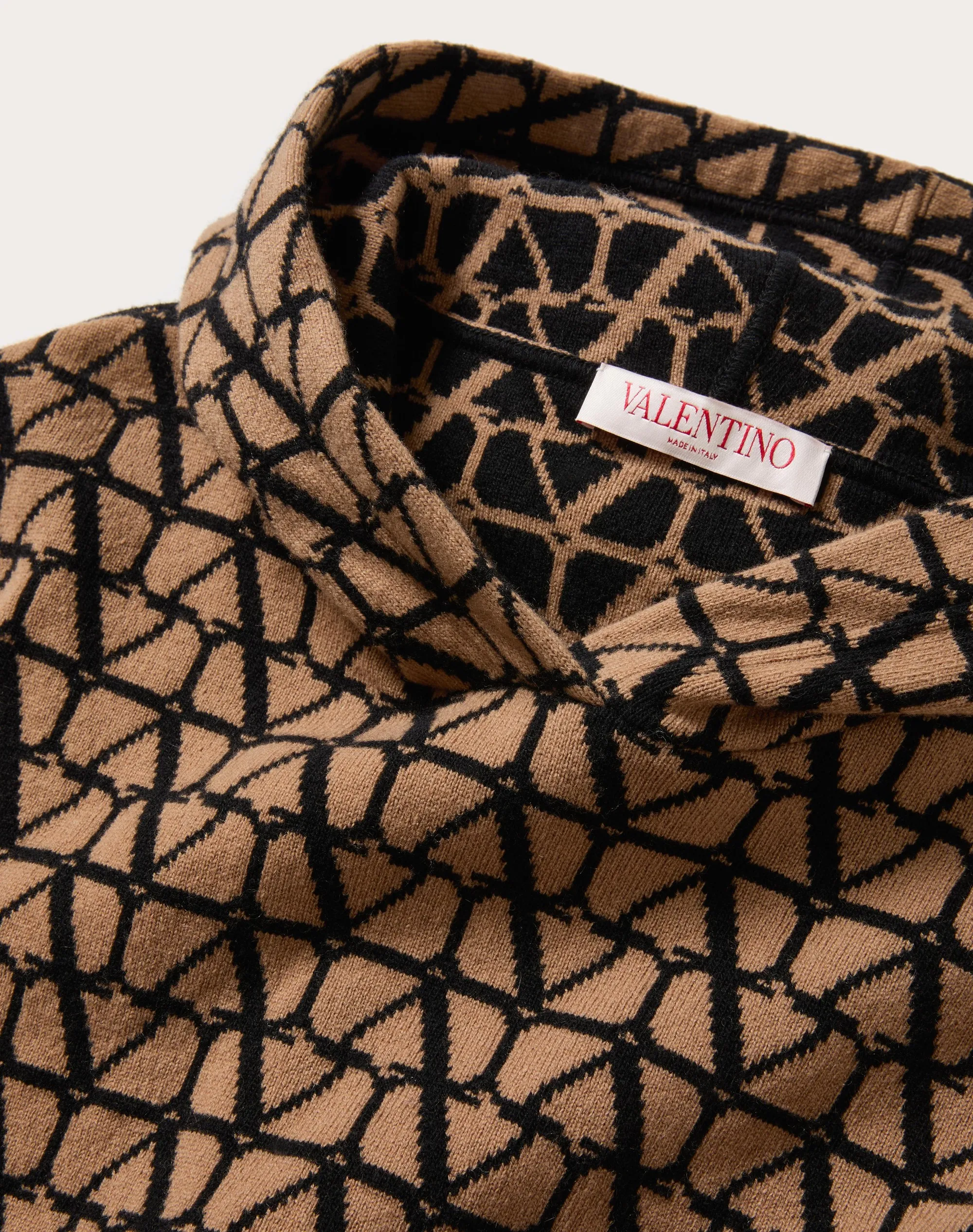 MAGLIA TOILE ICONOGRAPHE IN LANA E JAQUARD