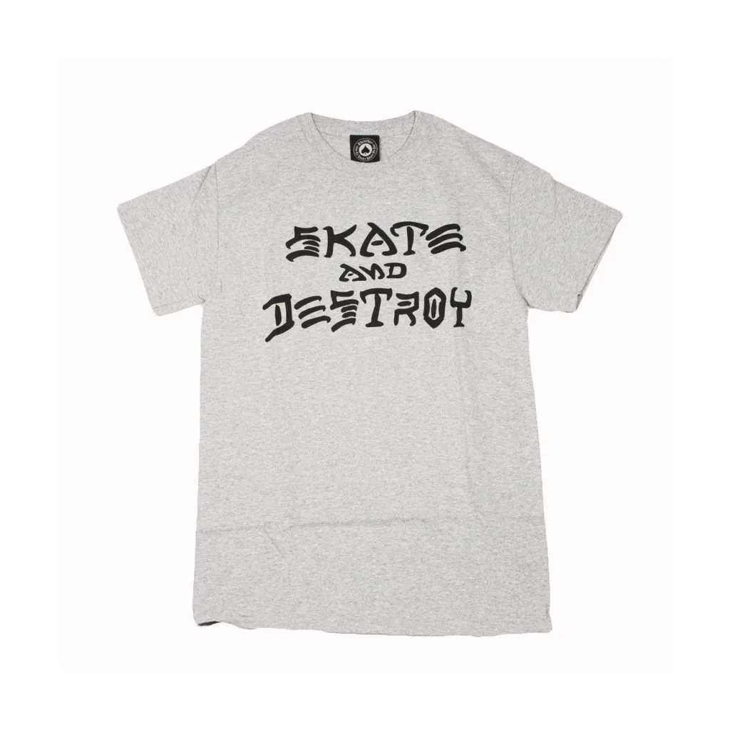 MAGLIETTA SKATE DESTROY GREY/BLACK