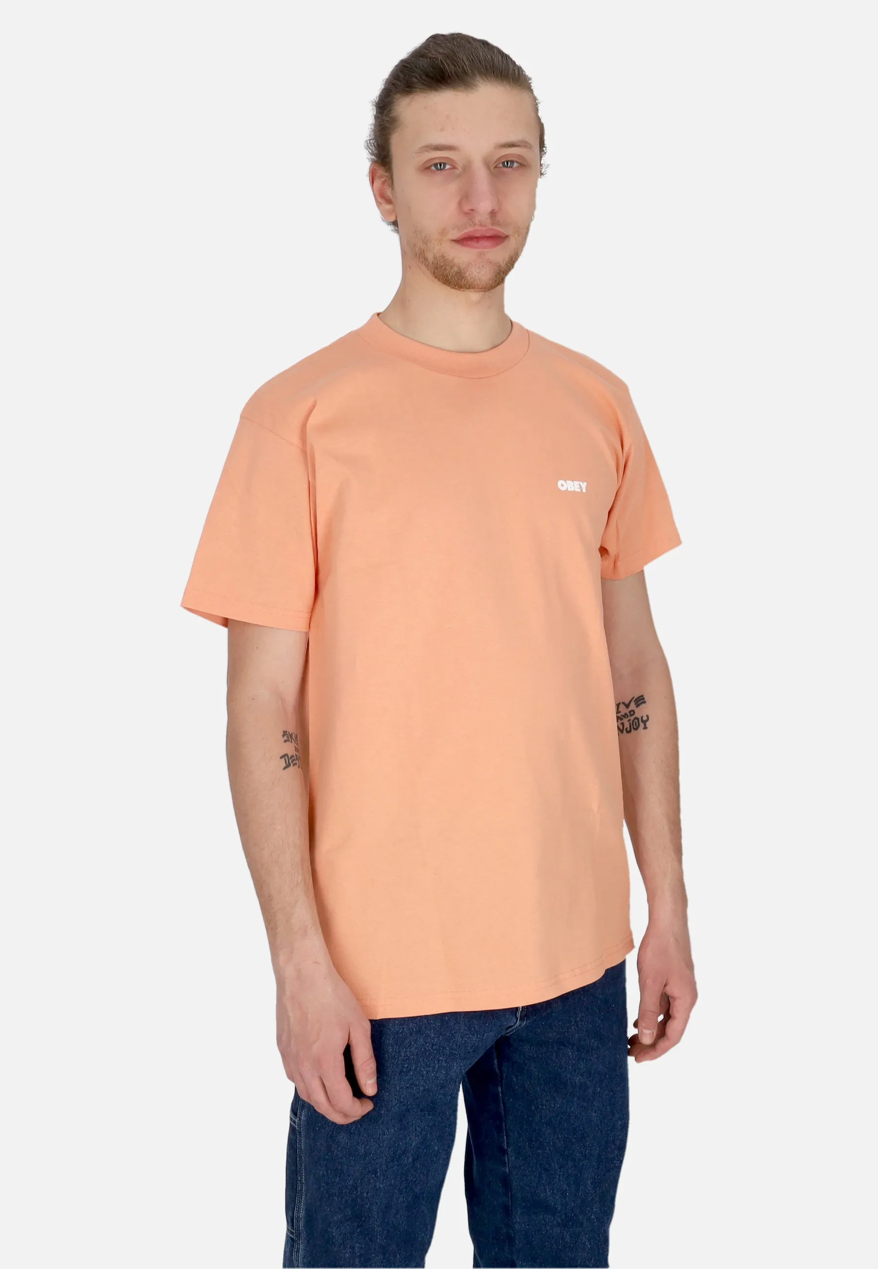 Maglietta Uomo Obey 2 Classic Tee Citrus