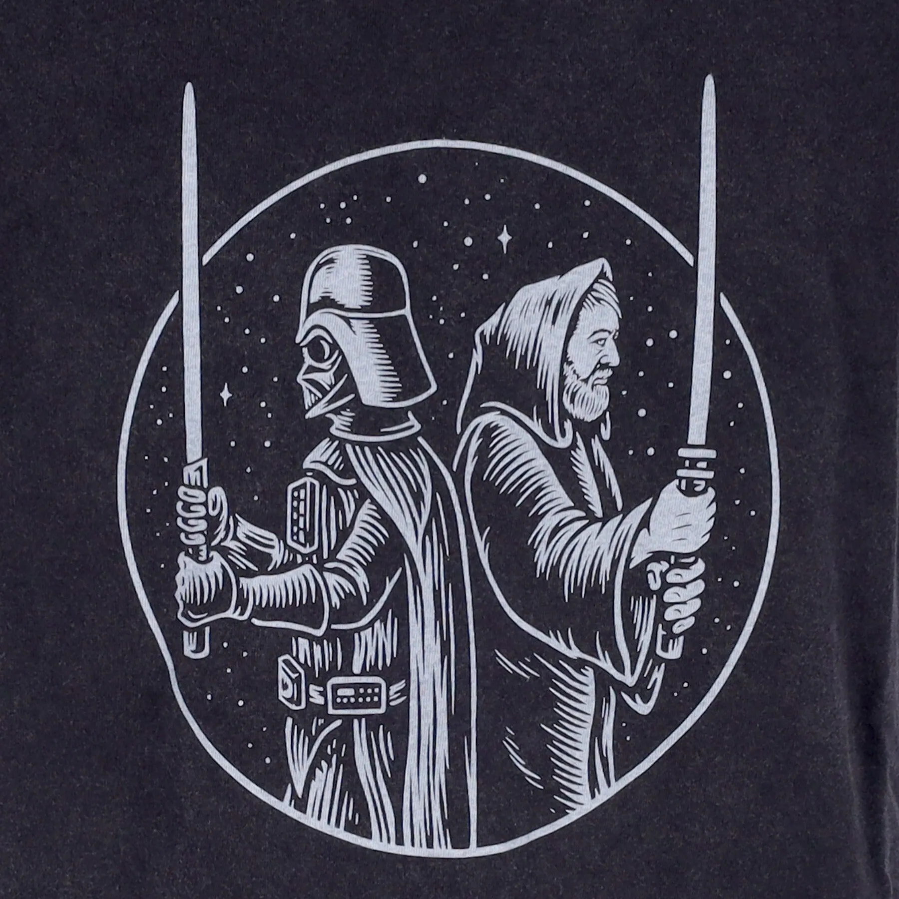 Maglietta Uomo Obi Vader Tee X Star Wars Washed Black