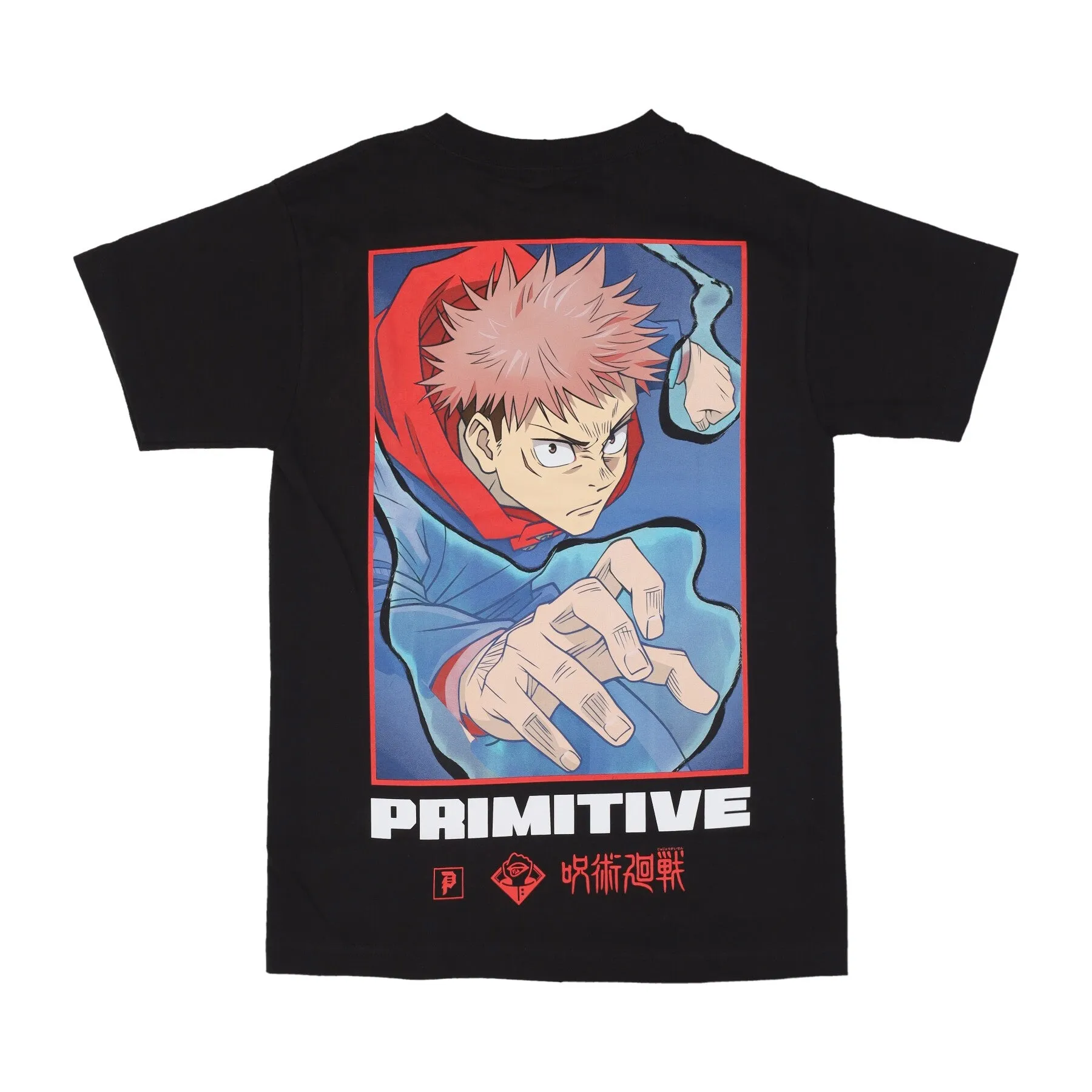 Maglietta Uomo Yuji Tee X Jujutsu Kaisen Black