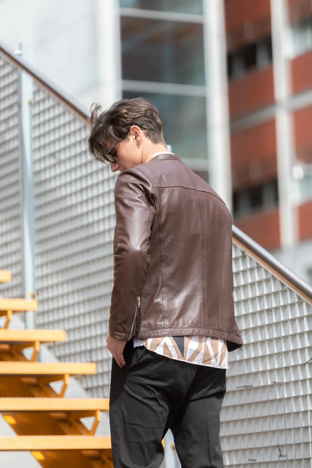 MARK UP Biker vera pelle t.
