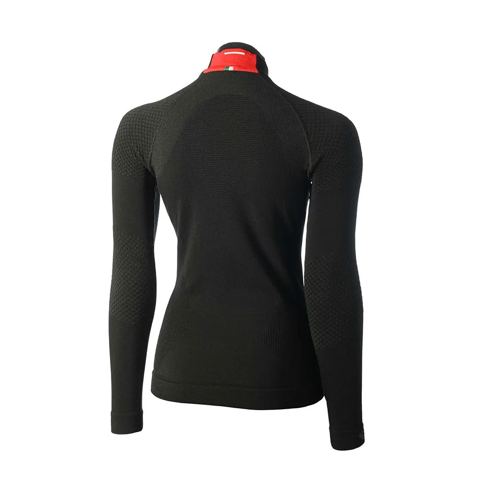 Mico Sport Maglia Termica Trekking Superthermo Primaloft Nero Donna