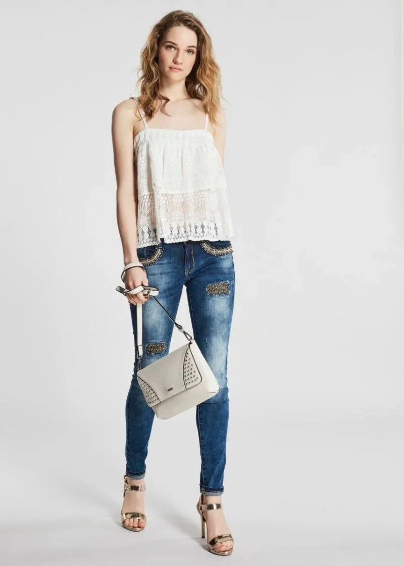 Mini bag con tracolla regolabile
