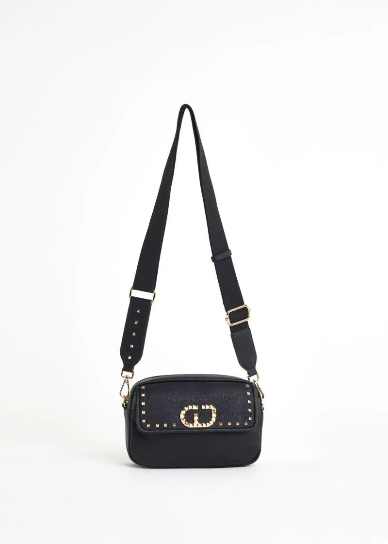 Mini crossbody con borchie