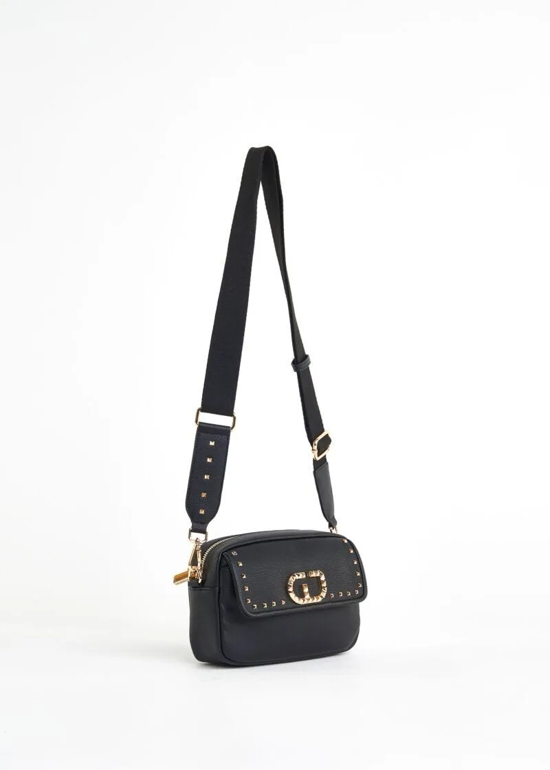 Mini crossbody con borchie
