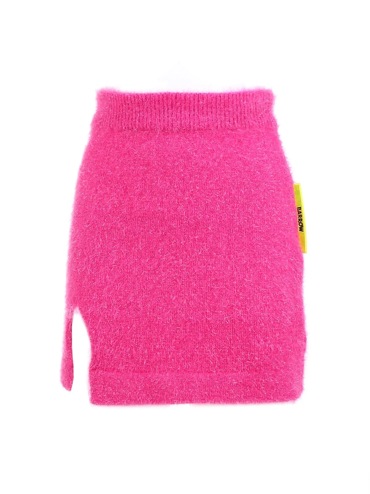 MINI GONNA IN MAGLIA STRETCH FUCSIA