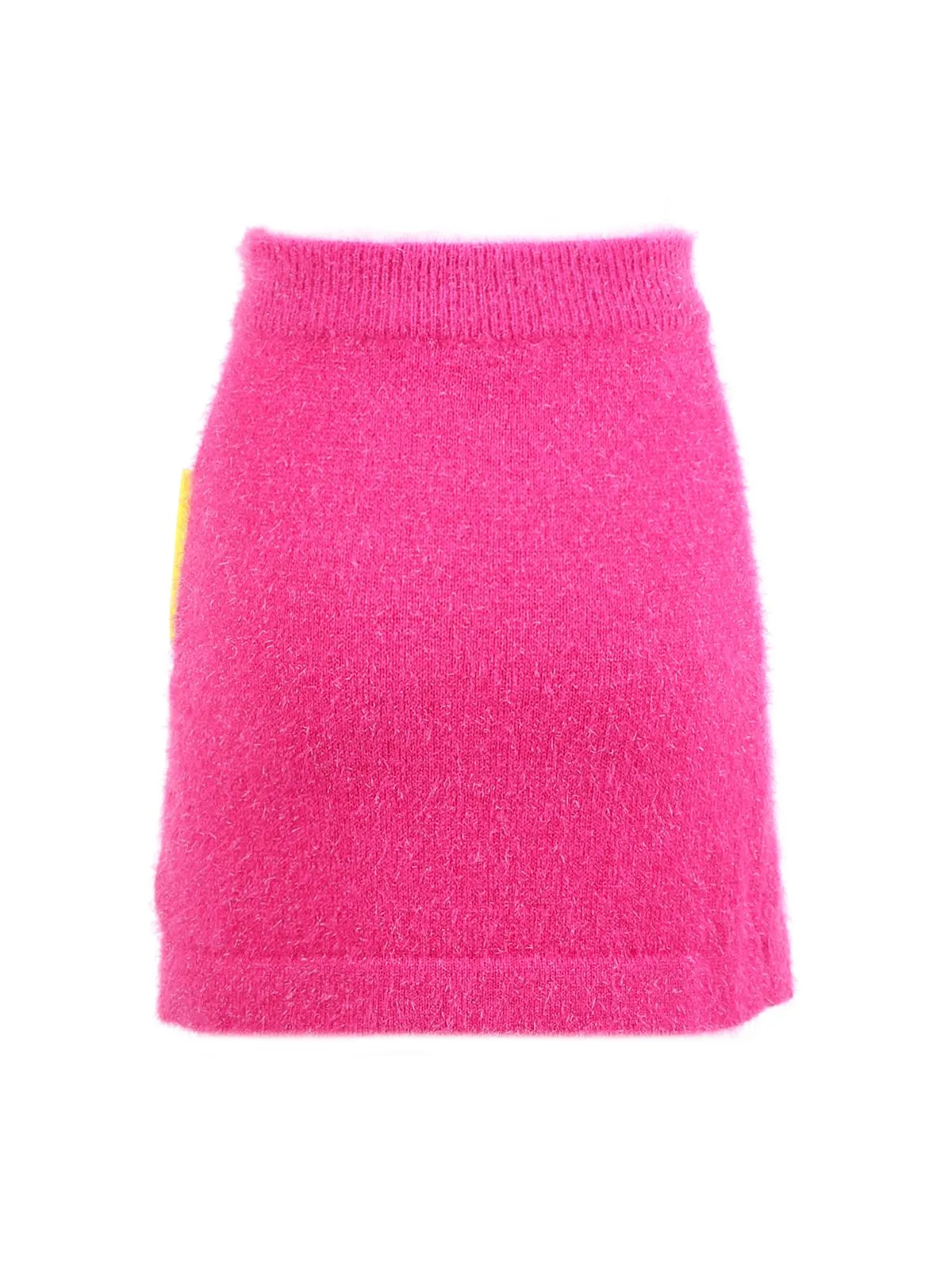MINI GONNA IN MAGLIA STRETCH FUCSIA