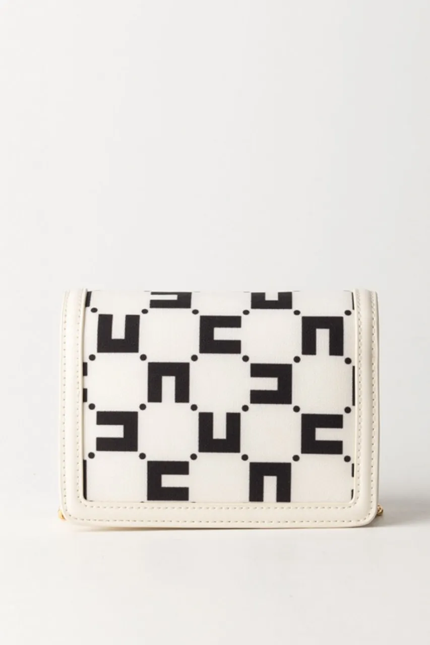 Mini tracolla con logo BUTTER/BLACK