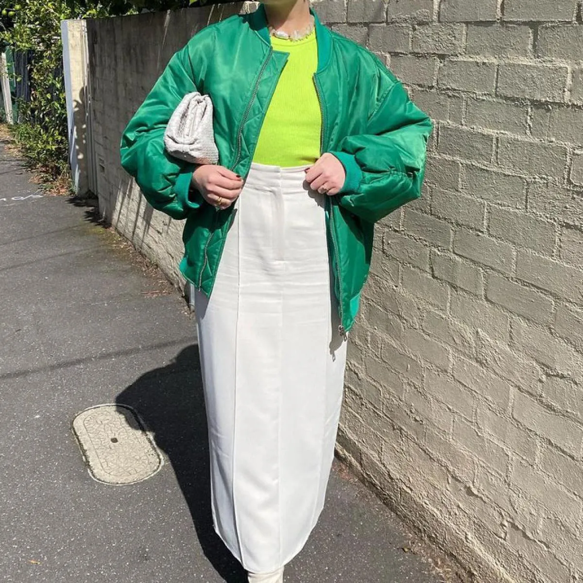 Moda Slim Maxi Gonna Donna Pieghe Split Estate 2023 Casual Gonna a vita alta Abiti Solid Moda donna Lunga
