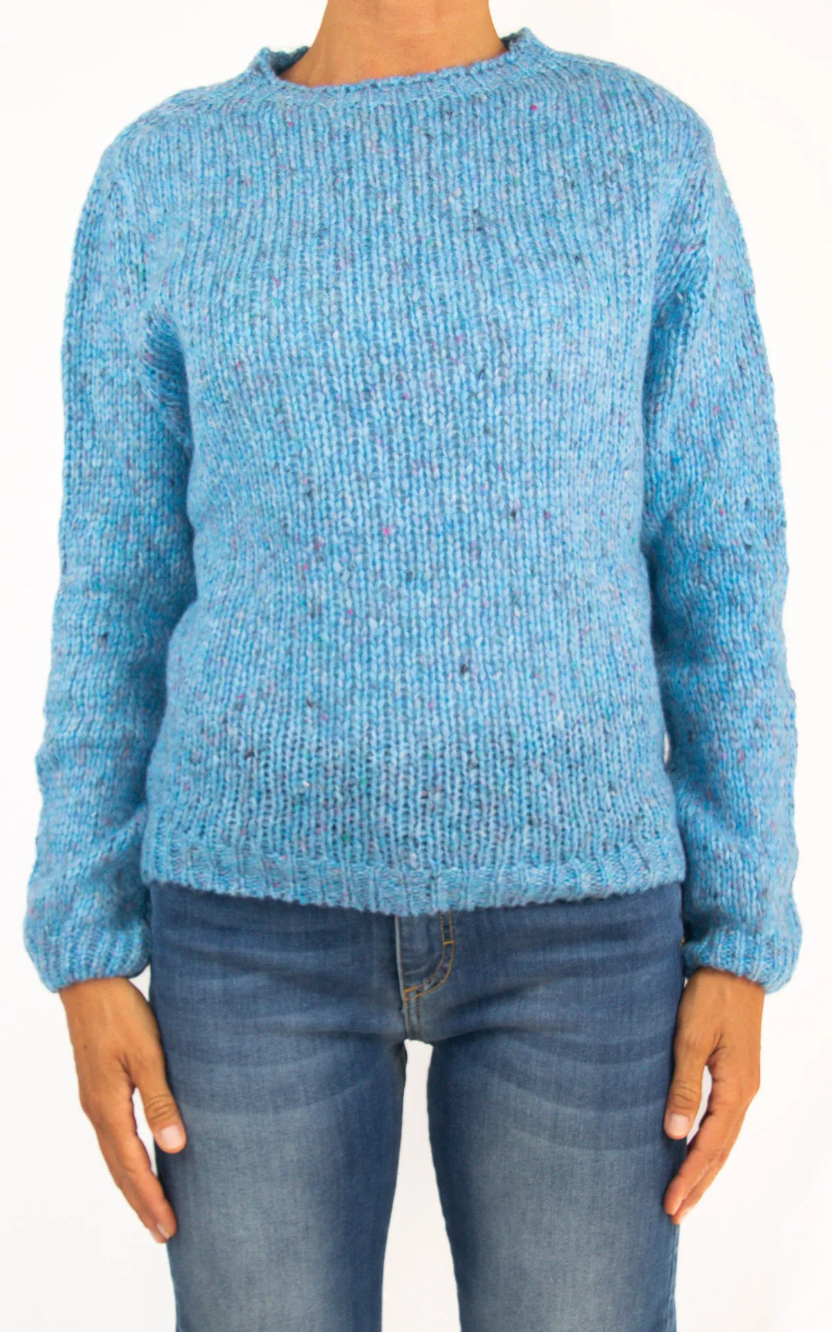 Off-On – maglia in lana – azzurro