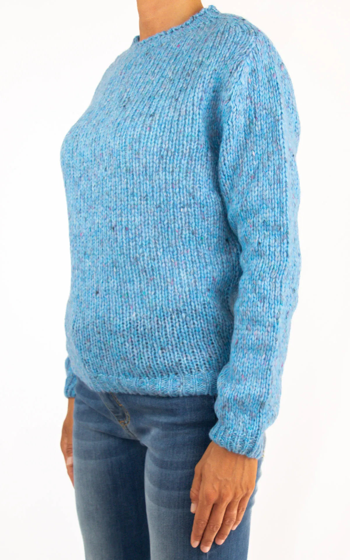 Off-On – maglia in lana – azzurro