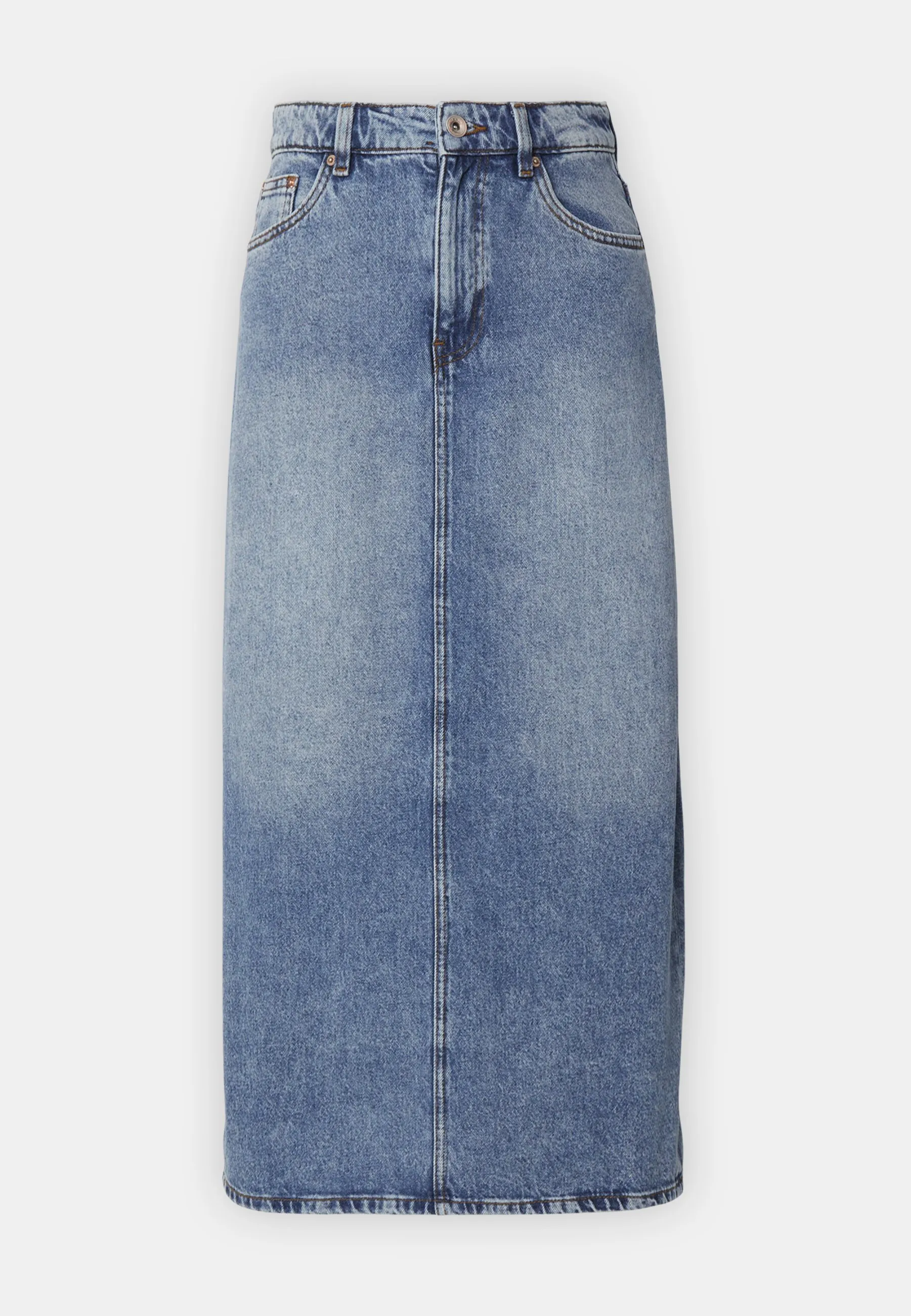 ONLAYOE BACK SLIT MIDI SKIRT  - Gonna di jeans