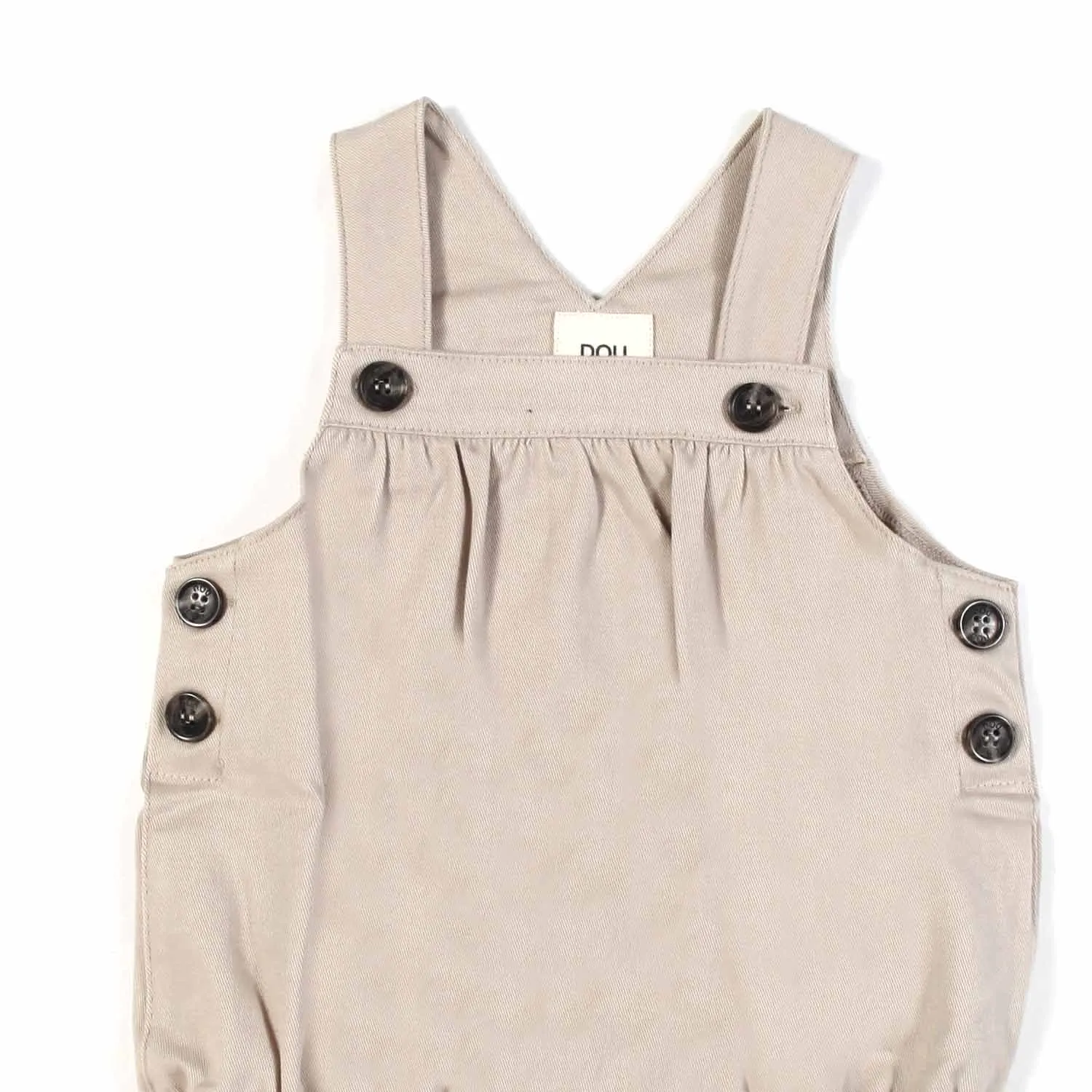 Pagliaccetto Salopette Unisex Tortora