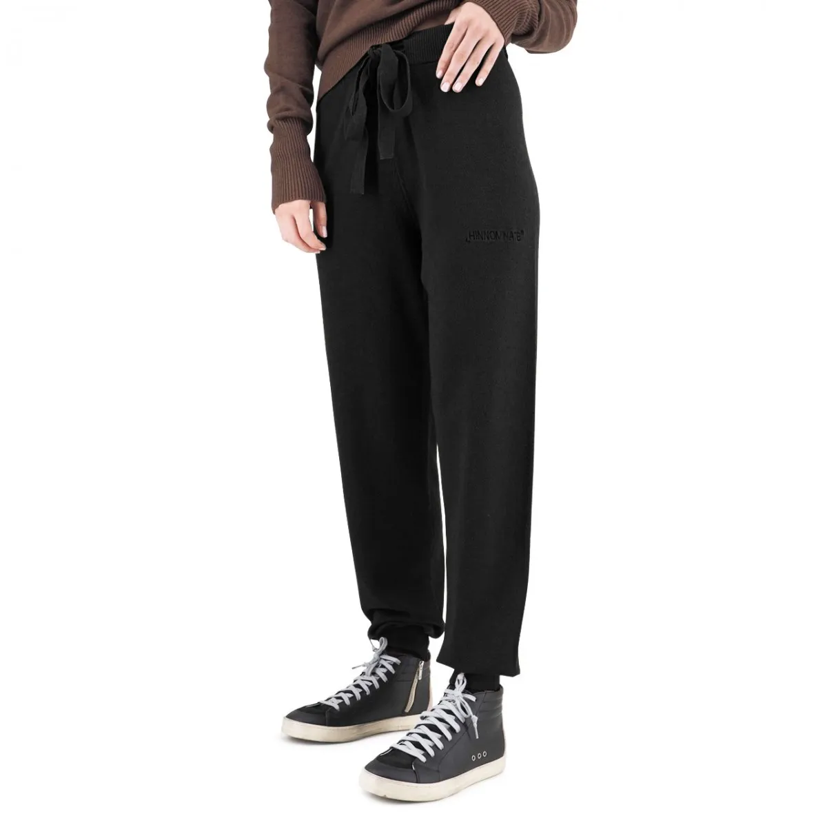 Pantalone In Maglia Con Polsino
