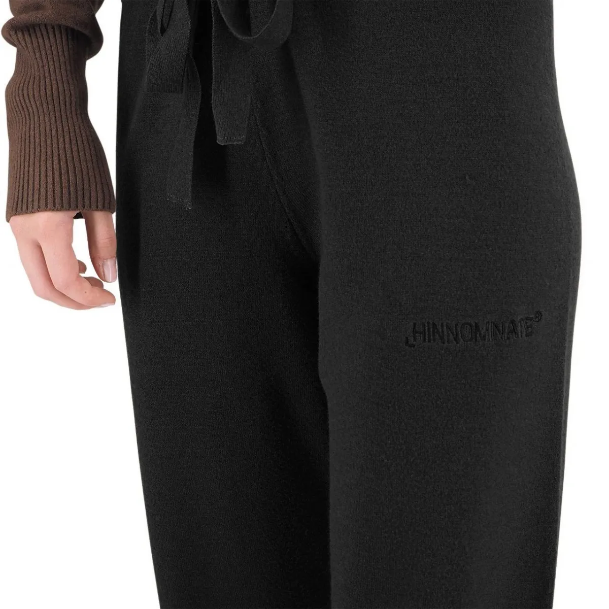 Pantalone In Maglia Con Polsino