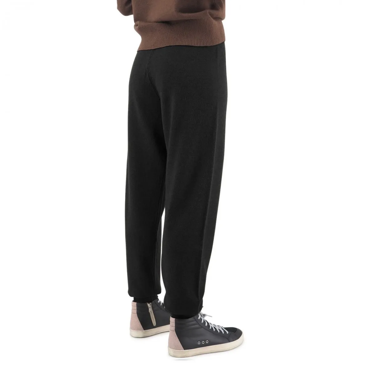 Pantalone In Maglia Con Polsino