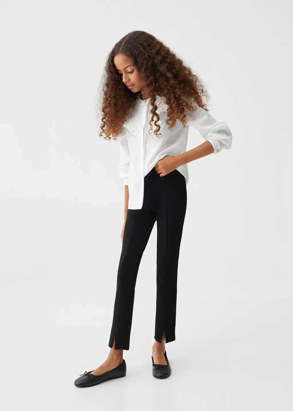 Pantaloni culotte cintura