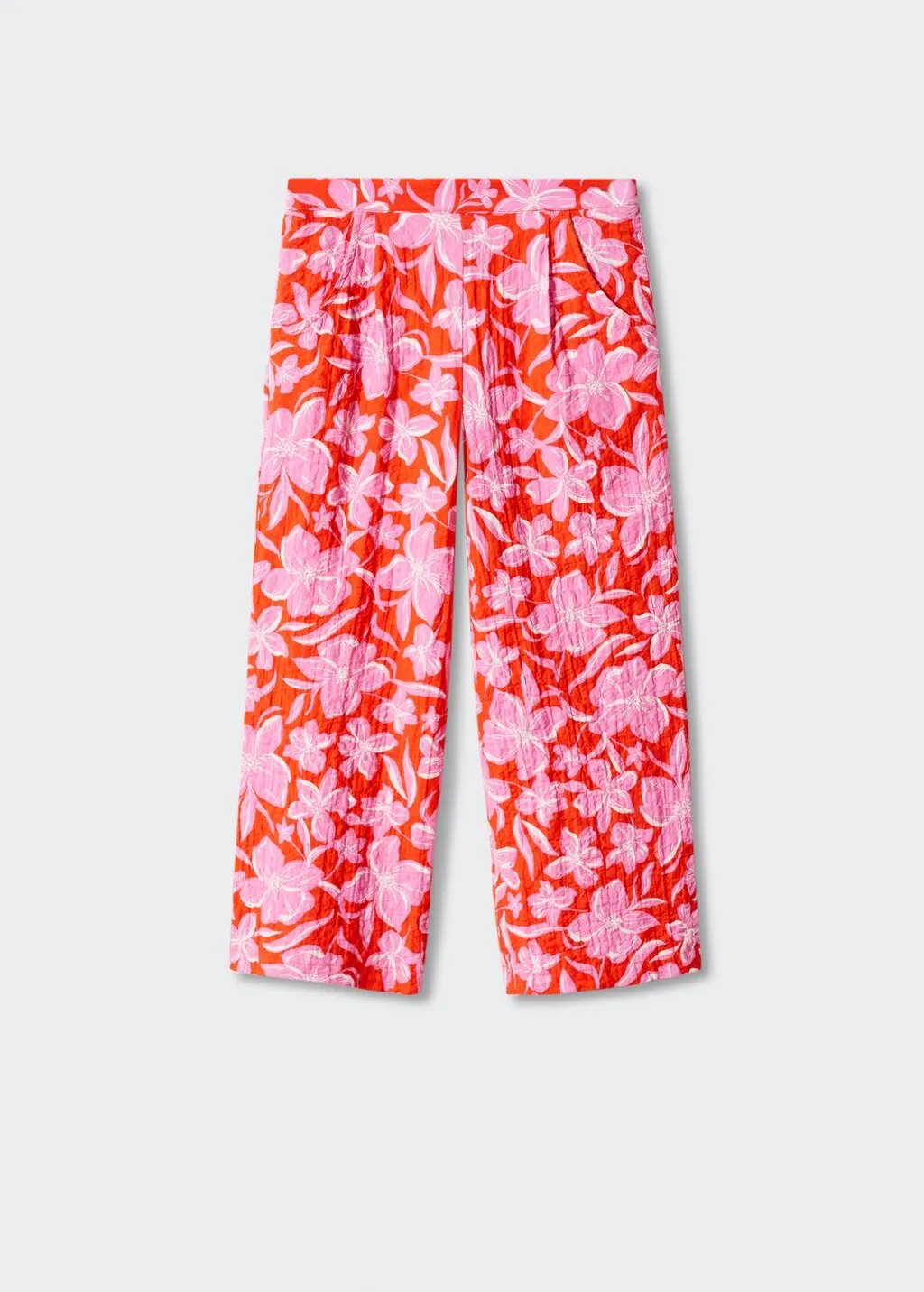 Pantaloni culotte fiori