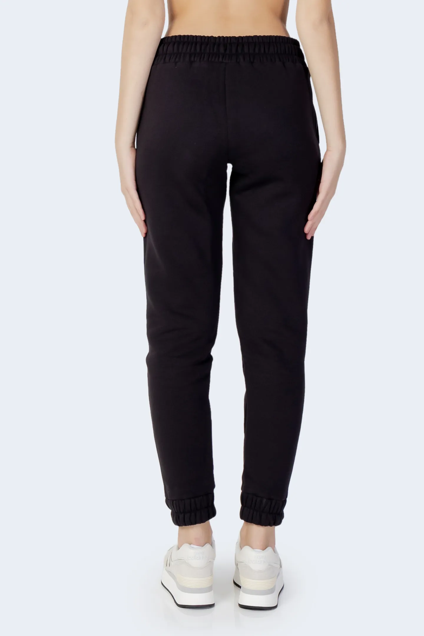 Pantaloni sportivi Blauer. tinta unita logo Nero