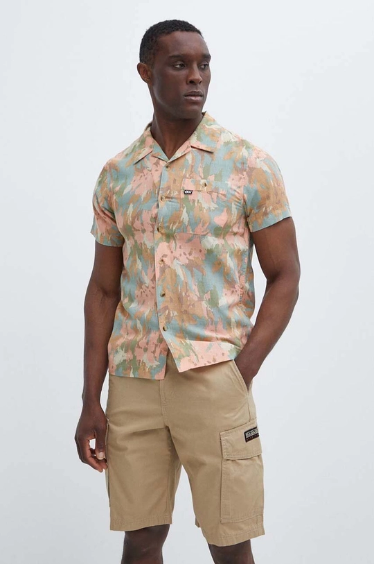 Picture camicia di lino Mokara