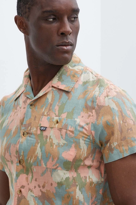 Picture camicia di lino Mokara