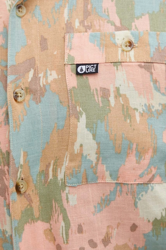 Picture camicia di lino Mokara