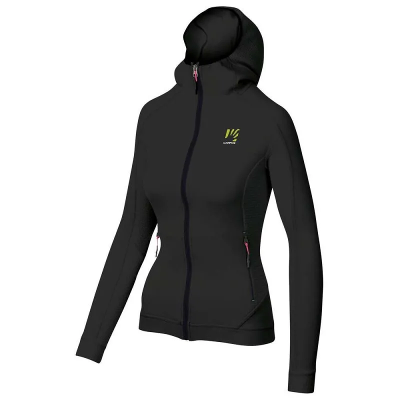 Pile antivento da donna Karpos Minazio Fleece (nero)