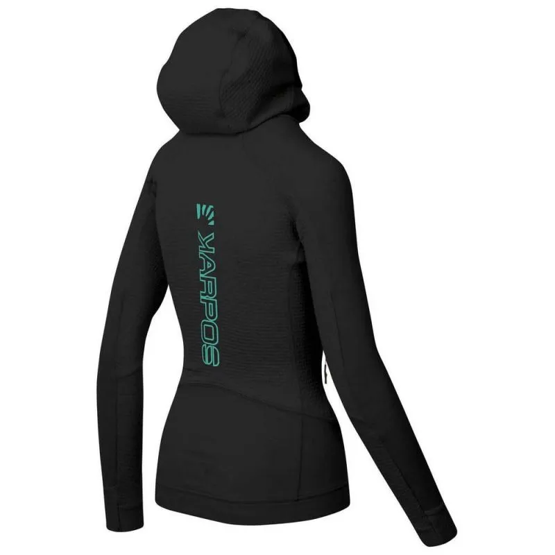 Pile antivento da donna Karpos Minazio Fleece (nero)
