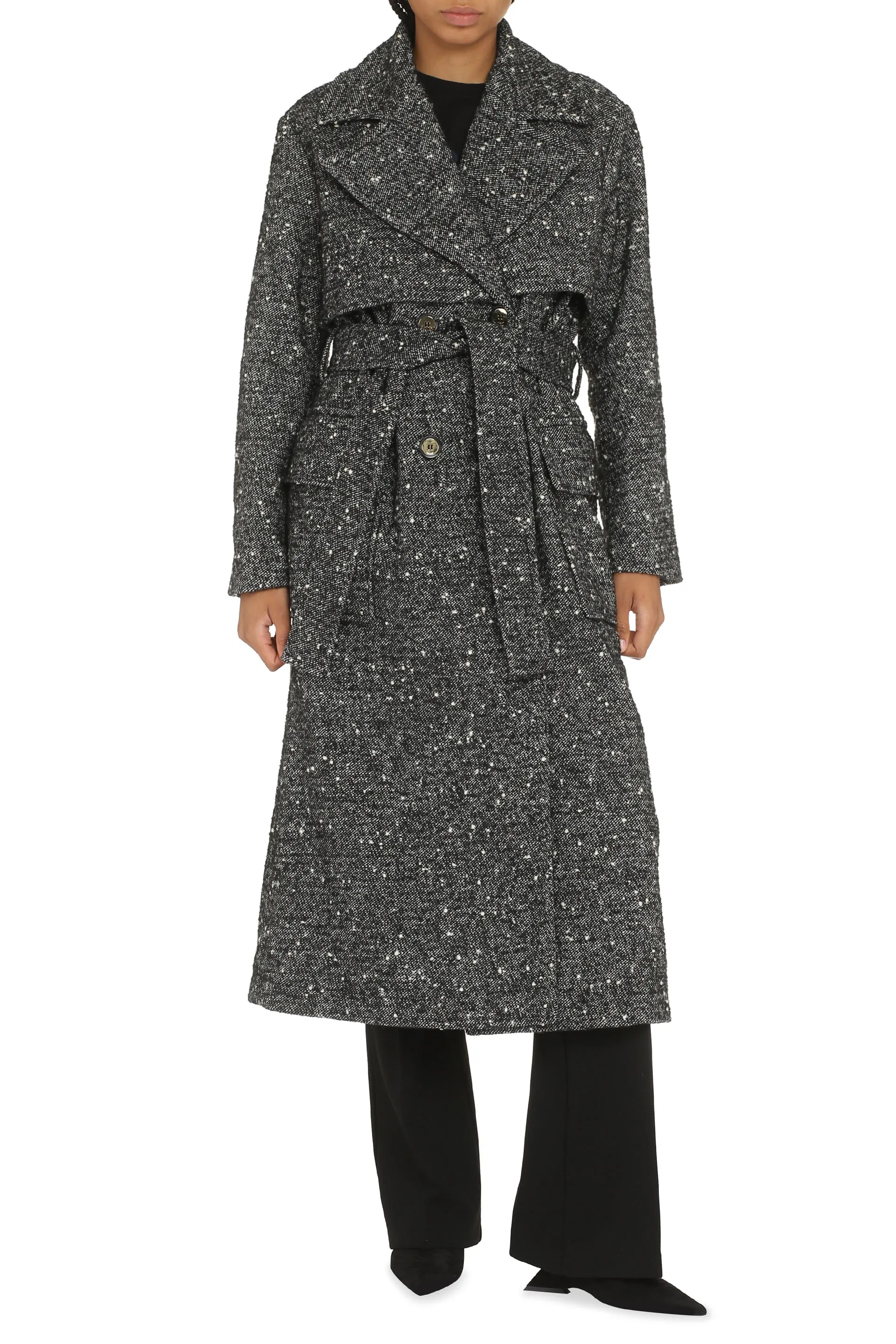 Pinko Trench coat Trackball in lana
